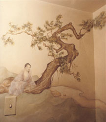 Chinese Landscape Mural