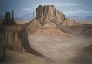 Desert Landscape Mural