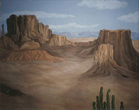 Desert Landscape Mural